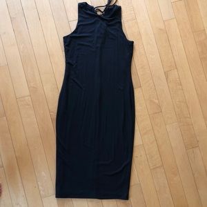 WHBM sleeveless knit midi dress